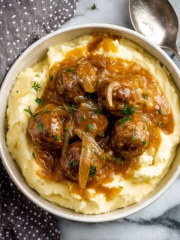 Crock Pot French Onion Meatballs Recipe