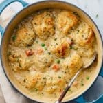 Creamy Chicken and Herb Dumplings Soup Recipe