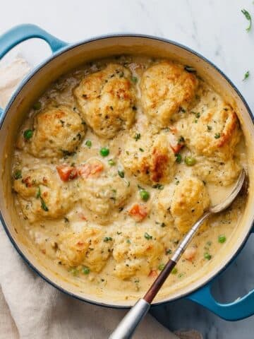 Creamy Chicken and Herb Dumplings Soup Recipe