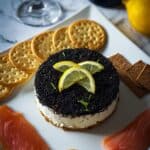 Caviar Pie with Egg and Cream Cheese Layers Recipe