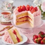 Strawberry Lemonade Cake Recipe