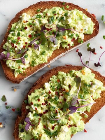 Cottage Cheese and Avocado Toast Recipe