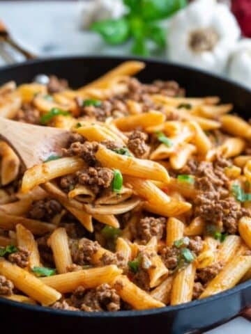Easy Cheesy Ground Beef Pasta Recipe