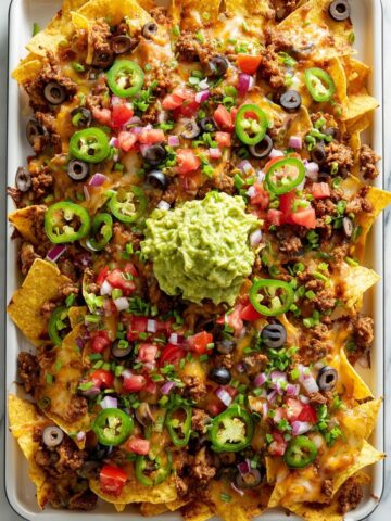 Loaded Beef and Cheese Nachos Recipe