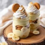Banana Pudding Cups with Vanilla Wafers and Whipped Cream Recipe