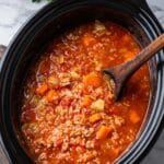 Slow Cooker Cabbage Roll Soup Recipe