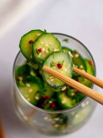 Viral Cucumber Salad (Logan's TikTok Recipe) Recipe