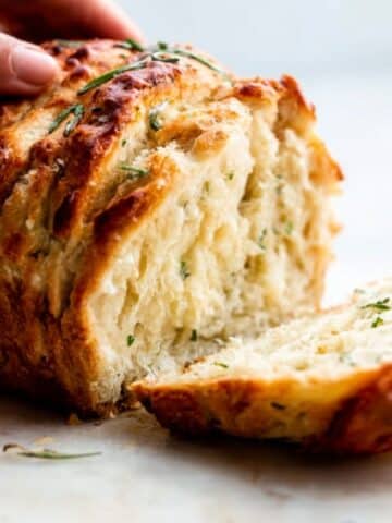 Rosemary Garlic Pull Apart Bread Recipe