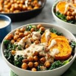 Sweet Potato Chickpea Buddha Bowl Recipe