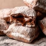 Chocolate Beignets with Rich Chocolate Filling and Cocoa Dusting Recipe