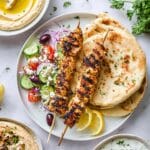 Greek Chicken Kabobs with Tzatziki Sauce Recipe
