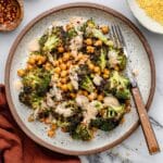 Roasted Broccoli Caesar Salad Recipe