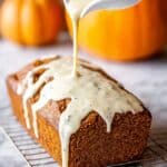 Brown Butter Pumpkin Bread with Maple Glaze Recipe