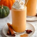 Creamy Pumpkin Smoothie with Pumpkin Pie Spice Recipe