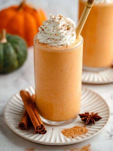 Creamy Pumpkin Smoothie with Pumpkin Pie Spice Recipe