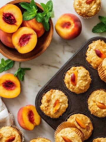 Peach Muffins Recipe