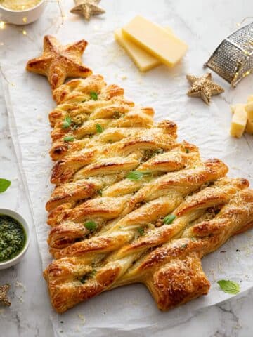 Puff Pastry Christmas Tree with Sweet or Savory Filling Recipe