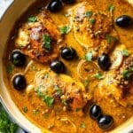 Lemon Pepper Chicken with White Wine and Olives Recipe