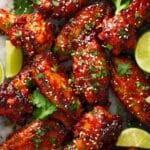 Sweet and Spicy Sriracha Baked Chicken Wings Recipe