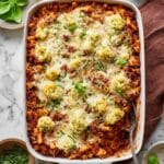 Baked Ziti with Meat Sauce and Four Cheeses Recipe