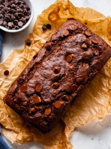 Vegan Chocolate Banana Bread Recipe