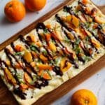 Peach and Ricotta Flatbread Recipe