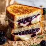 Blackberry Balsamic and Brie Grilled Cheese Recipe