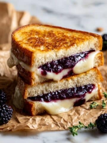 Blackberry Balsamic and Brie Grilled Cheese Recipe
