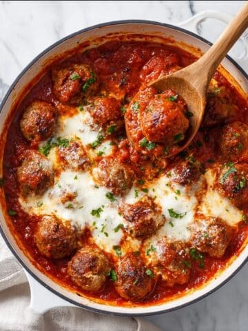 Herb Ricotta Meatballs in Marinara Sauce Recipe