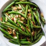 Roasted Green Beans with Sliced Almonds Recipe