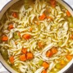 Best Homemade Chicken Noodle Soup Recipe with Egg Noodles Recipe