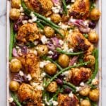 Mediterranean Lemon Chicken with Potatoes and Green Beans Recipe