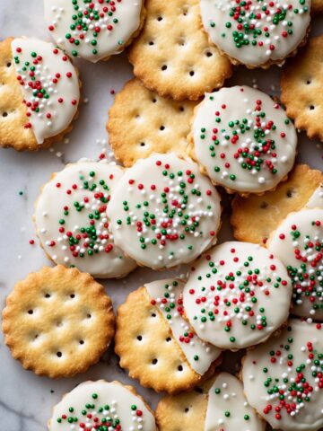 Ritz Cracker Cookies with Peanut Butter and White Chocolate Recipe
