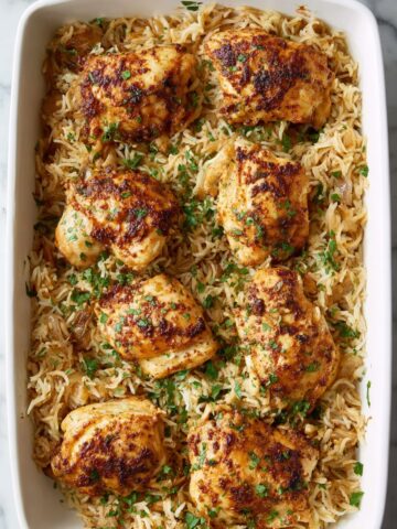 Oven Baked Chicken and Rice Recipe