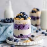 Blueberry Cheesecake Overnight Oats Recipe