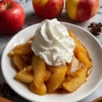 Cracker Barrel Fried Apples {Slow Cooker} Recipe