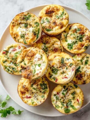 Cheese and Veggie Egg White Bites Recipe