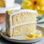 Lemon Cake from Scratch with Lemon Frosting Recipe