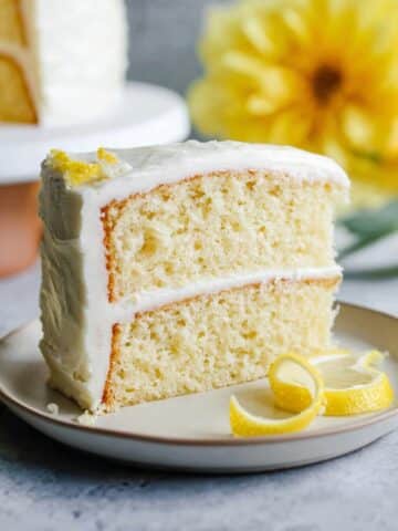 Lemon Cake from Scratch with Lemon Frosting Recipe