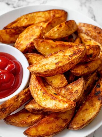 Crispy Spiced Oven-Baked Steak Fries Recipe