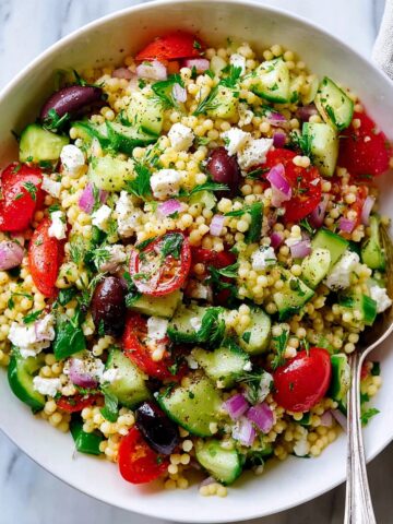 Mediterranean Israeli Couscous Salad Recipe