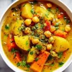 Curry Soup with Chickpeas and Potatoes Recipe