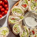 Quick Pesto Rotisserie Chicken Wrap Recipe