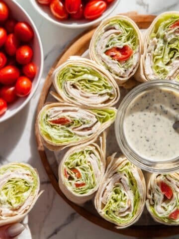 Quick Pesto Rotisserie Chicken Wrap Recipe