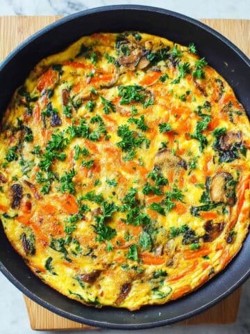 Salmon Frittata with Sweet Potato Recipe