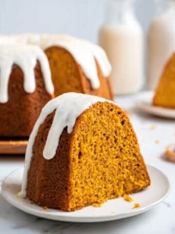 Pumpkin Pound Cake with Vanilla Glaze Recipe