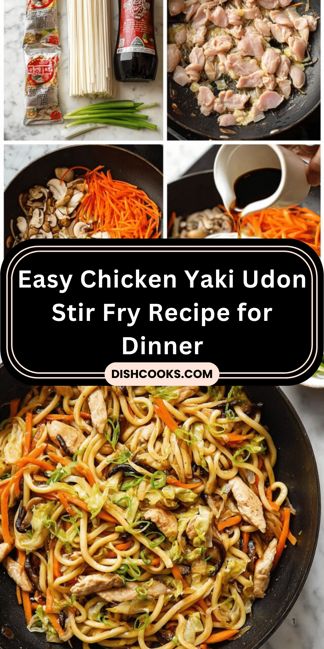 Chicken Yaki Udon: Delicious Japanese Noodle Stir-Fry for Busy Nights