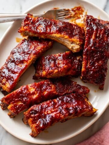 Slow Cooker Baby Back Ribs with Barbecue Sauce Recipe