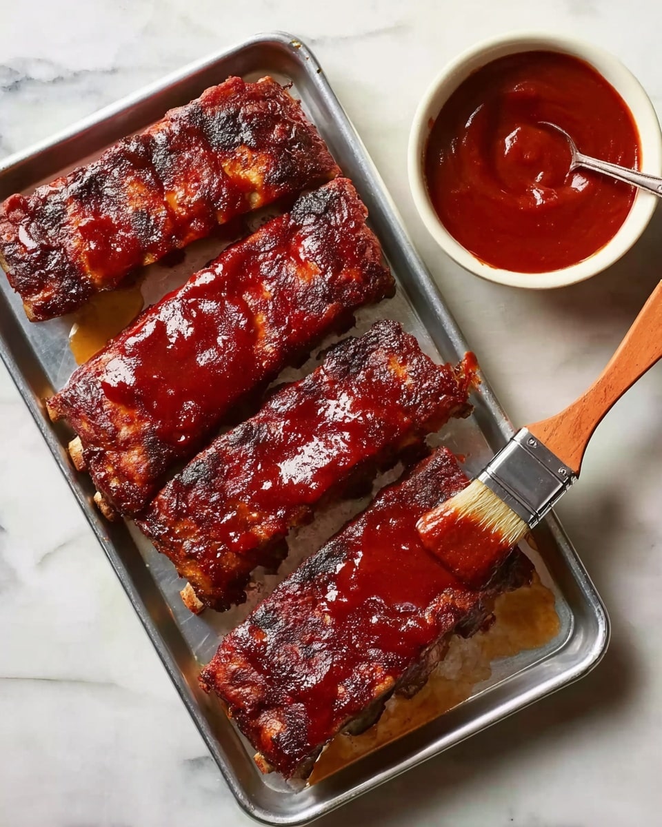 Stuffed Back Ribs Slow Cooker Baby Back Ribs with Barbecue Sauce | Tender & Flavorful