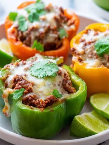 Keto Mexican Stuffed Peppers Recipe